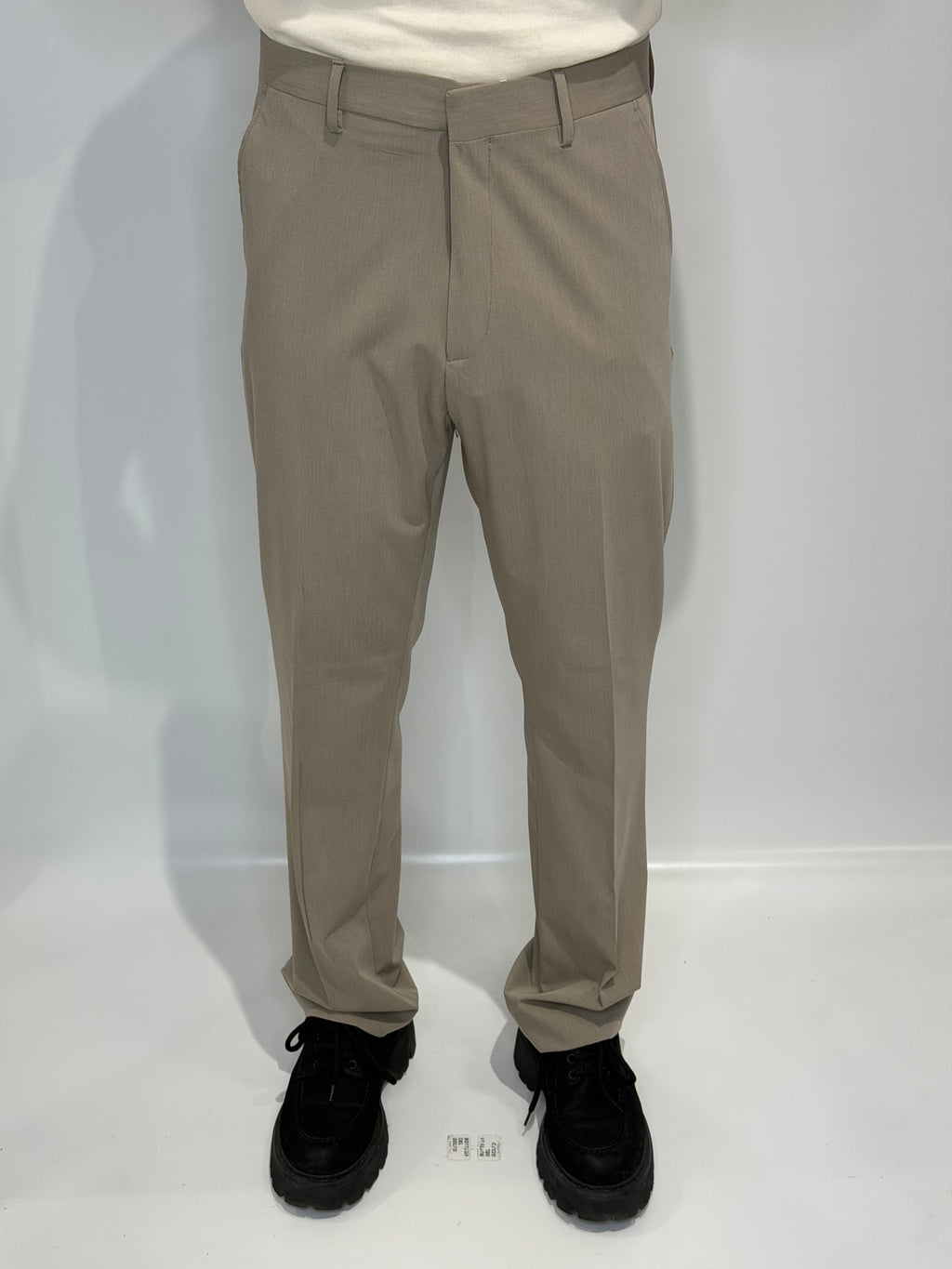 Pantalone Fondo Ampio Beige