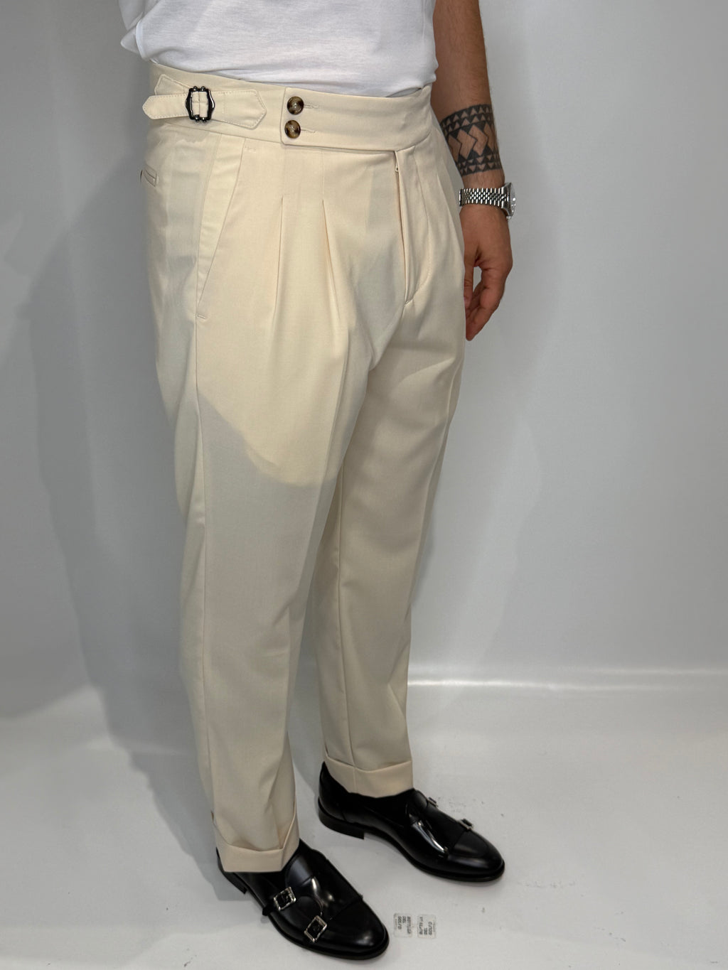 Pantalone Fibietta Panna