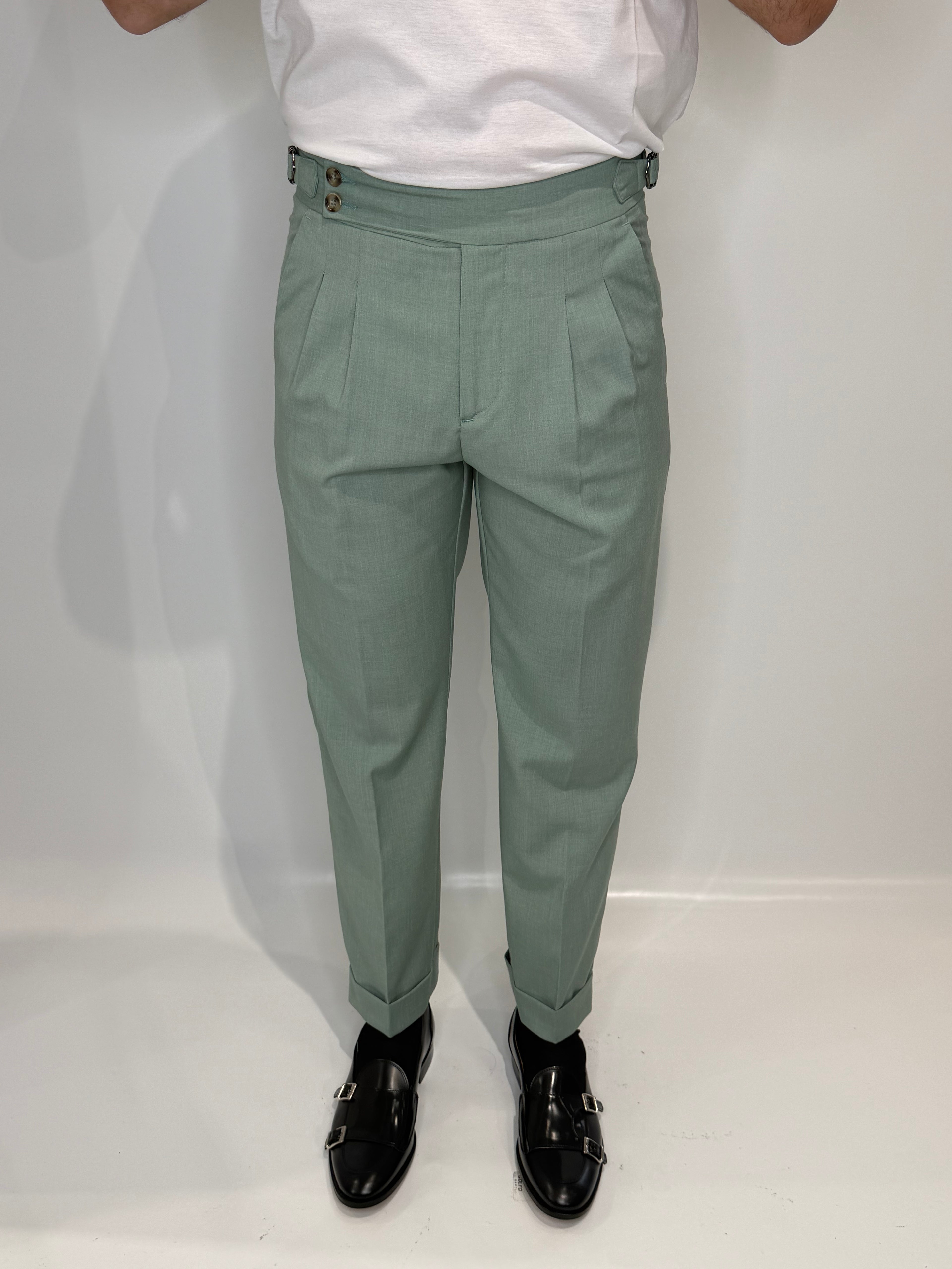 Pantalone Fibietta Verde