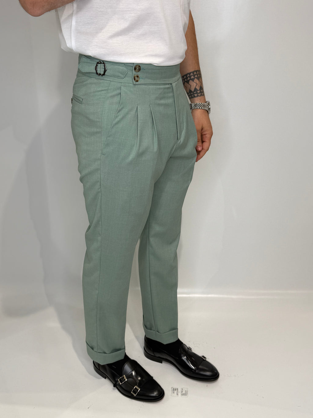 Pantalone Fibietta Verde