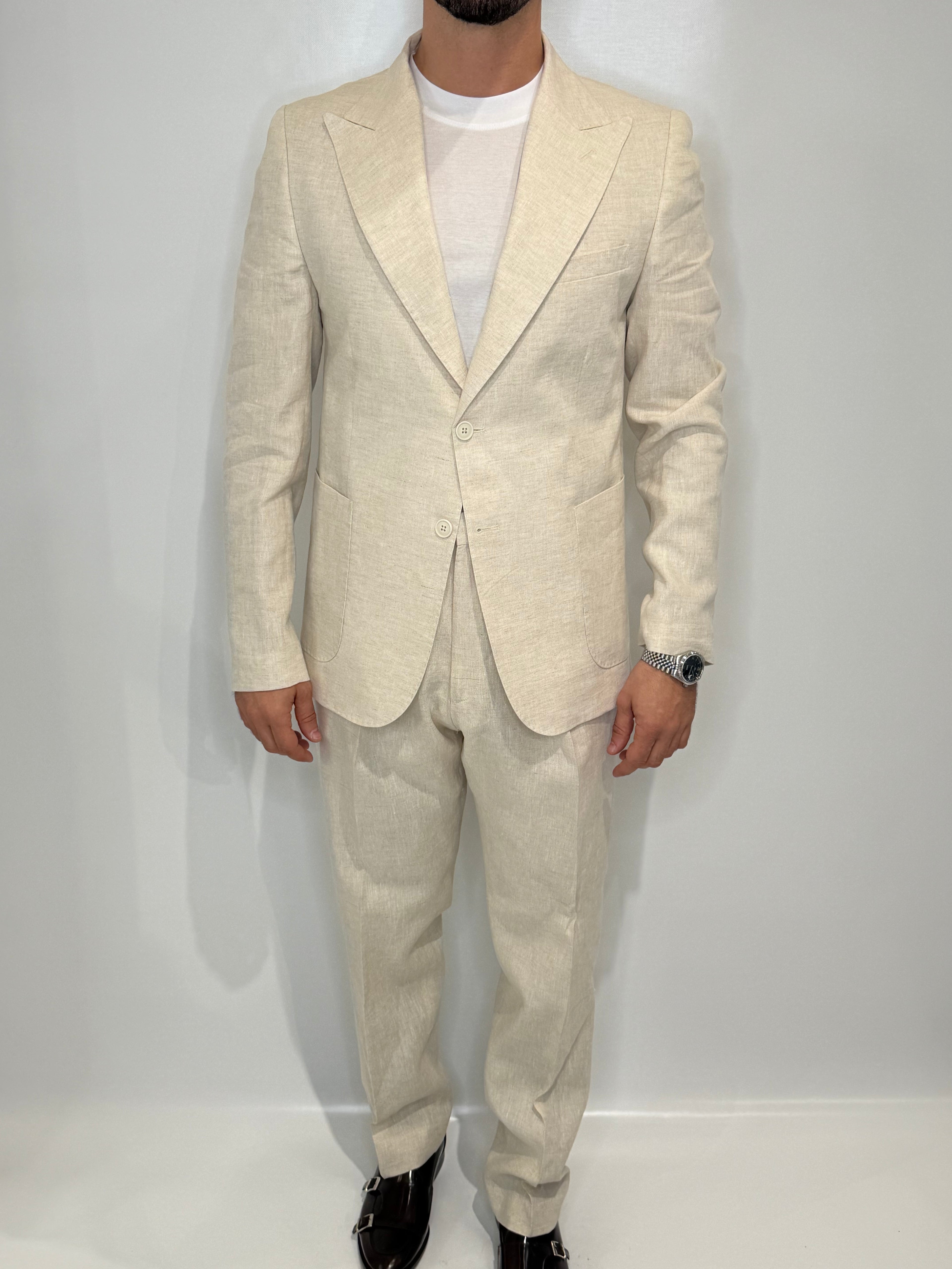 Abito Lino Beige