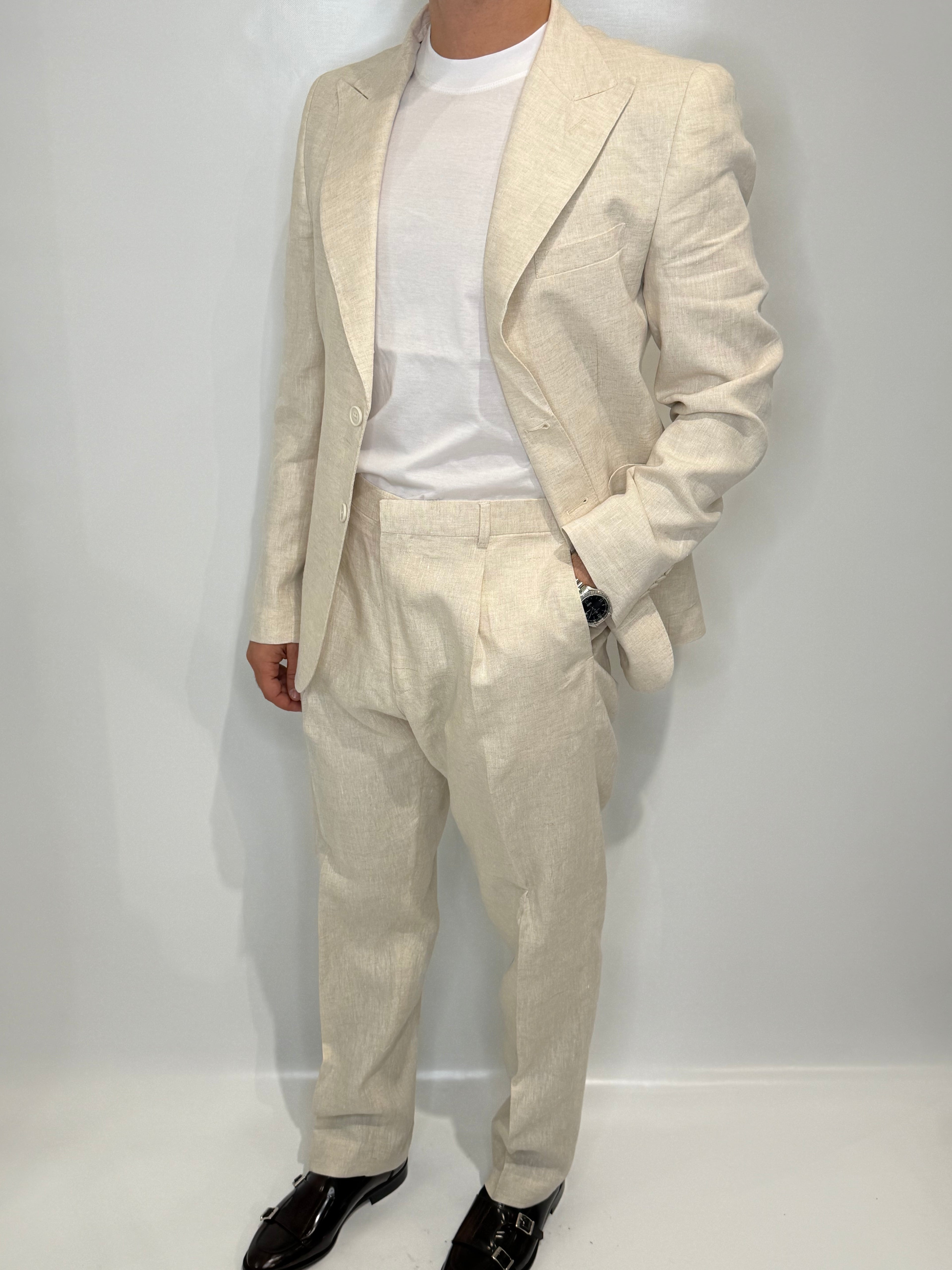Abito Lino Beige