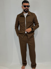 Mocha Zip Co-ord