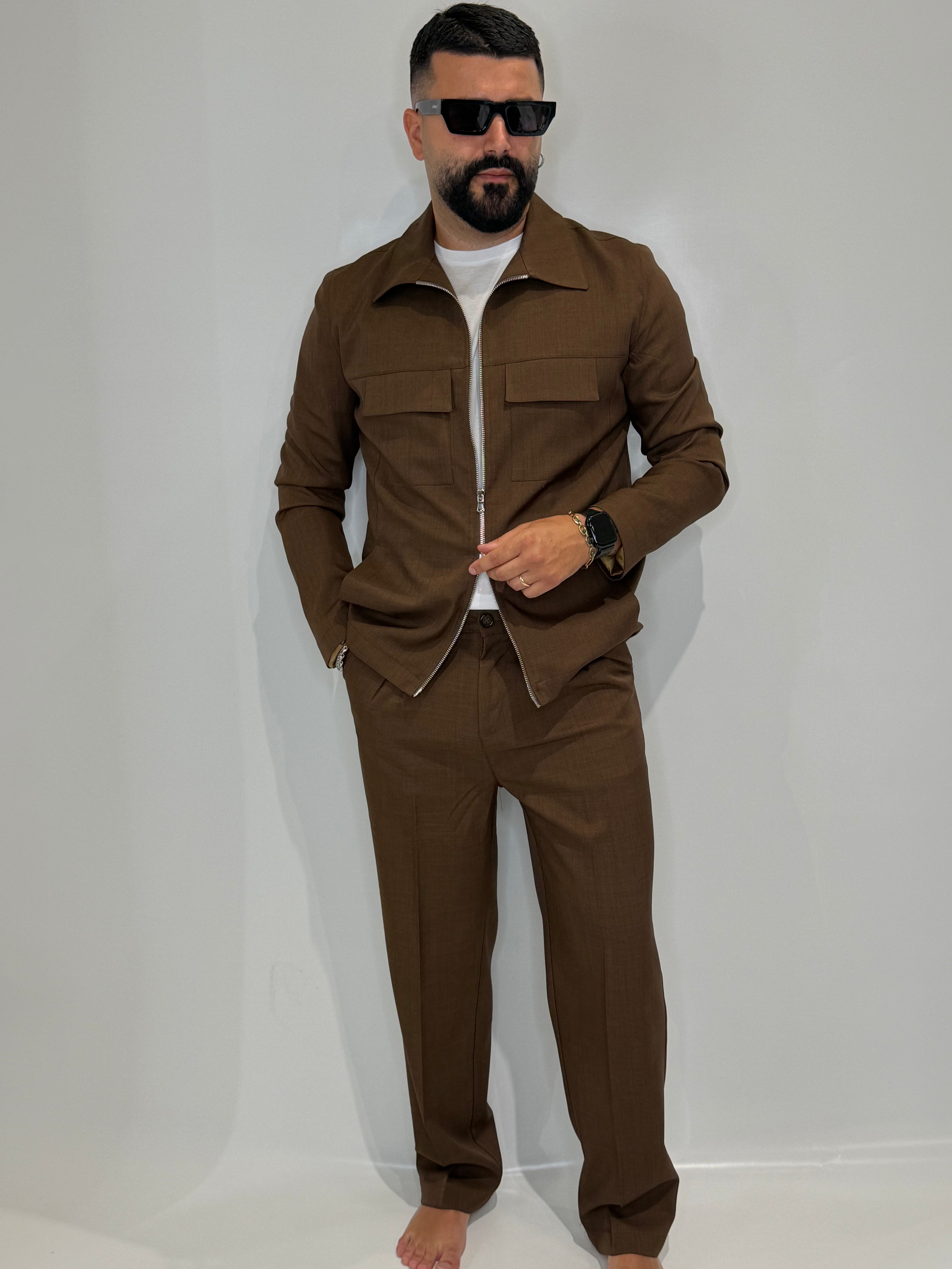 Coordinato Zip Moca