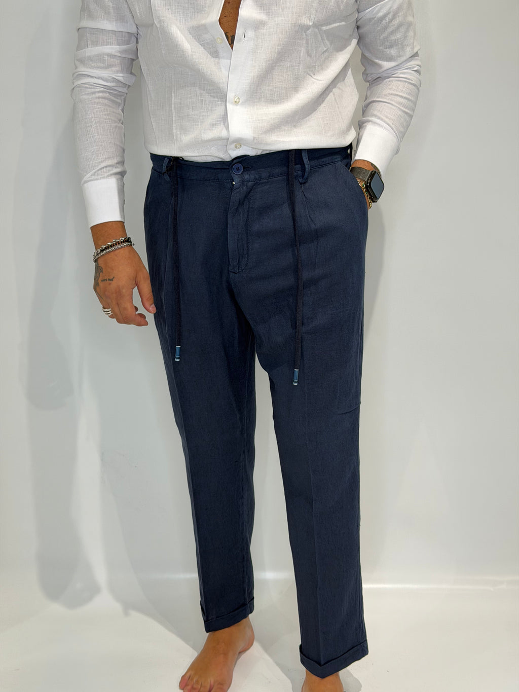 Laccetto Lino Blu