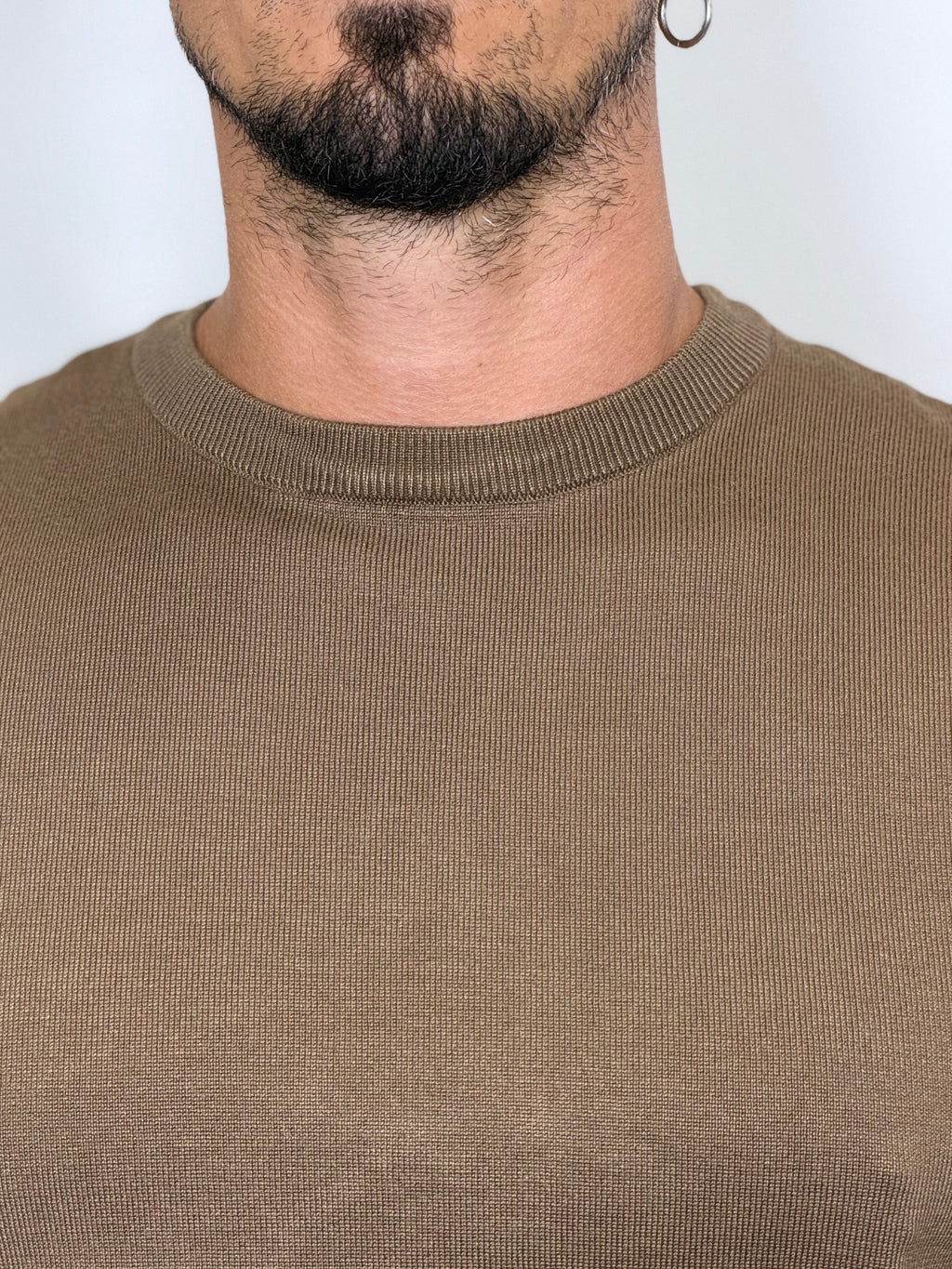 Maglione Girocollo Fango