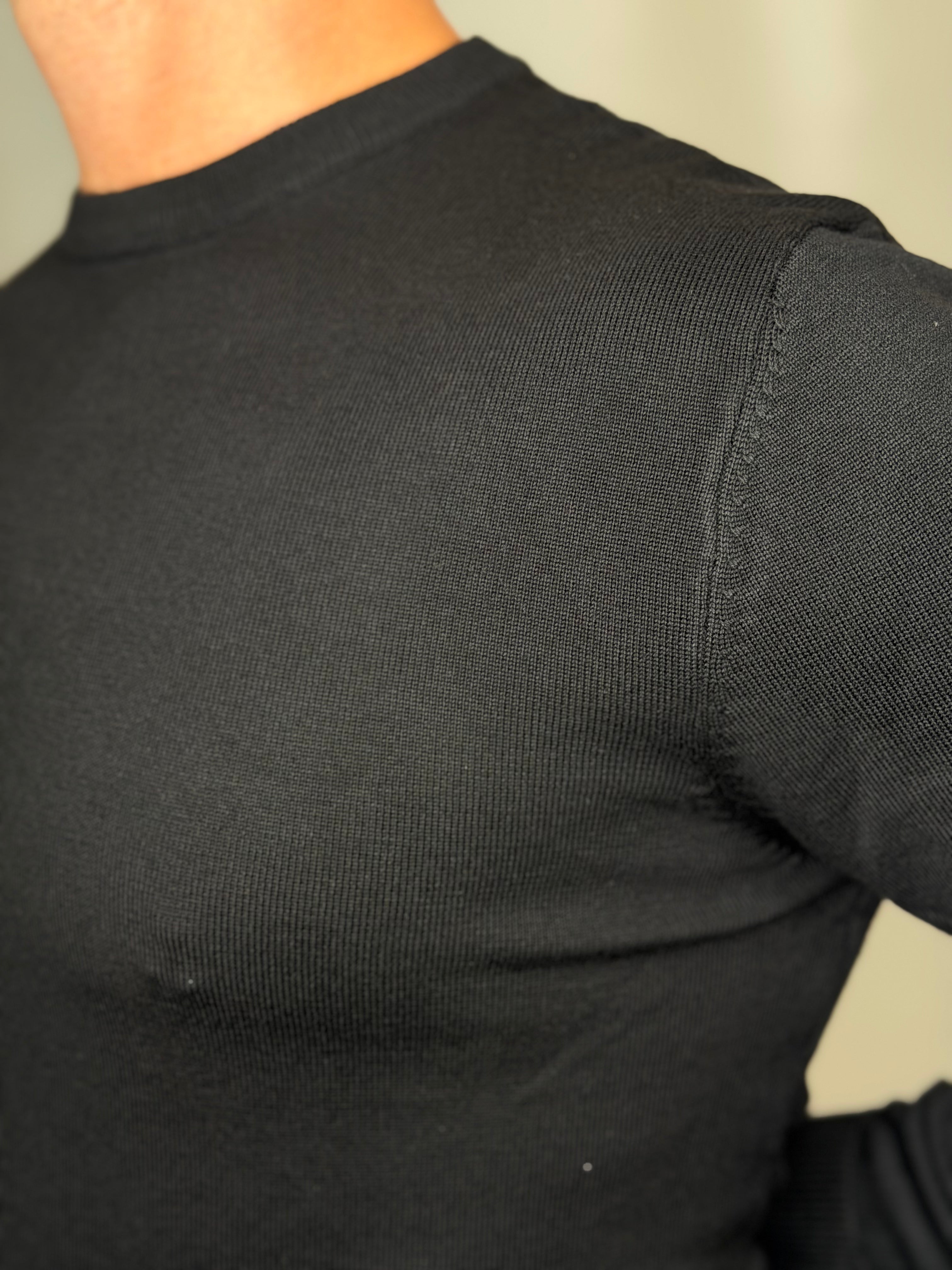 Maglione Girocollo Nero