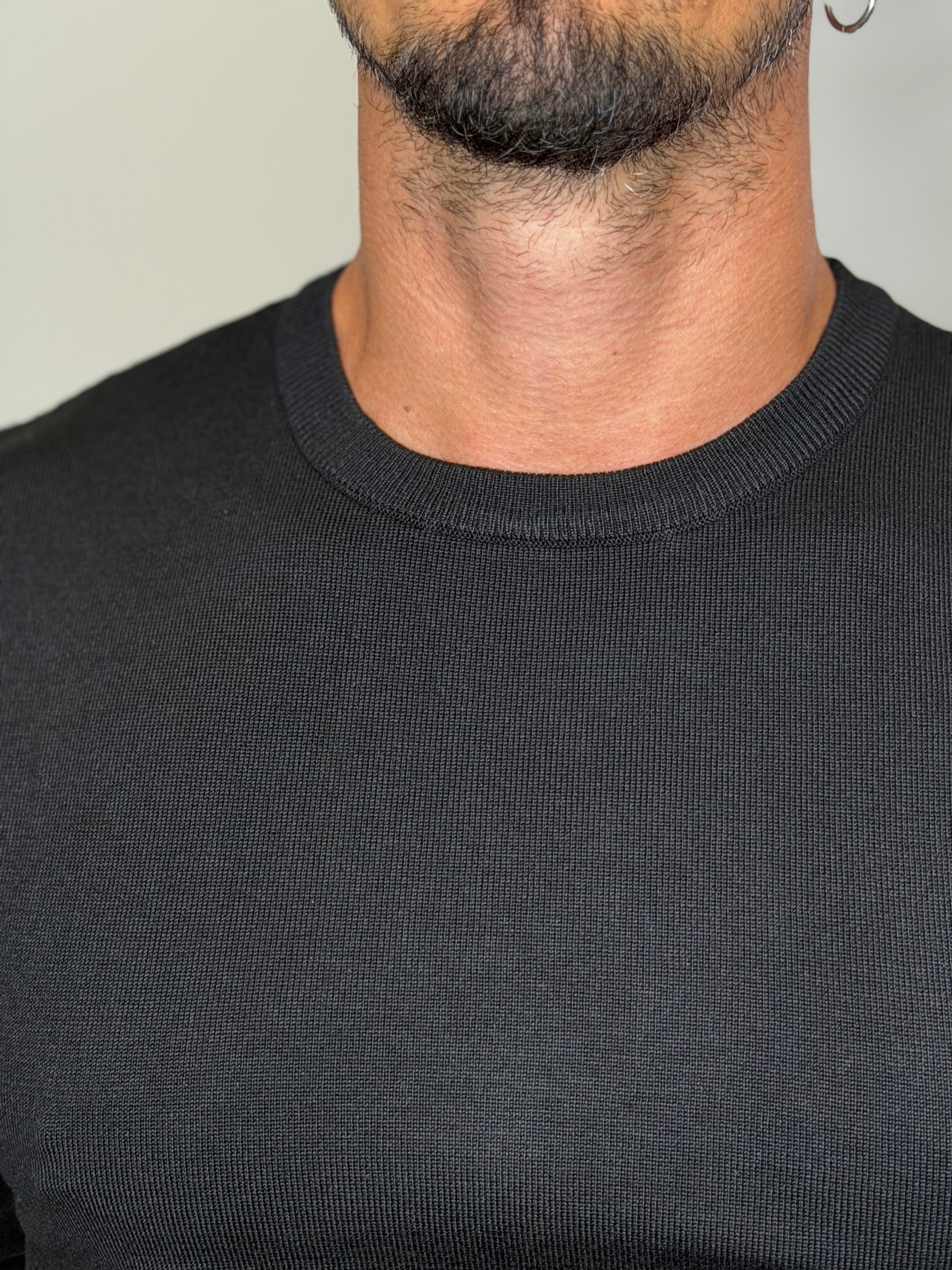 Maglione Girocollo Nero