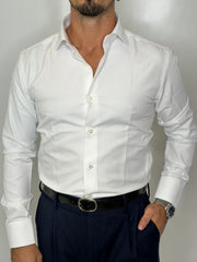 Blue Striped Cotton Shirt