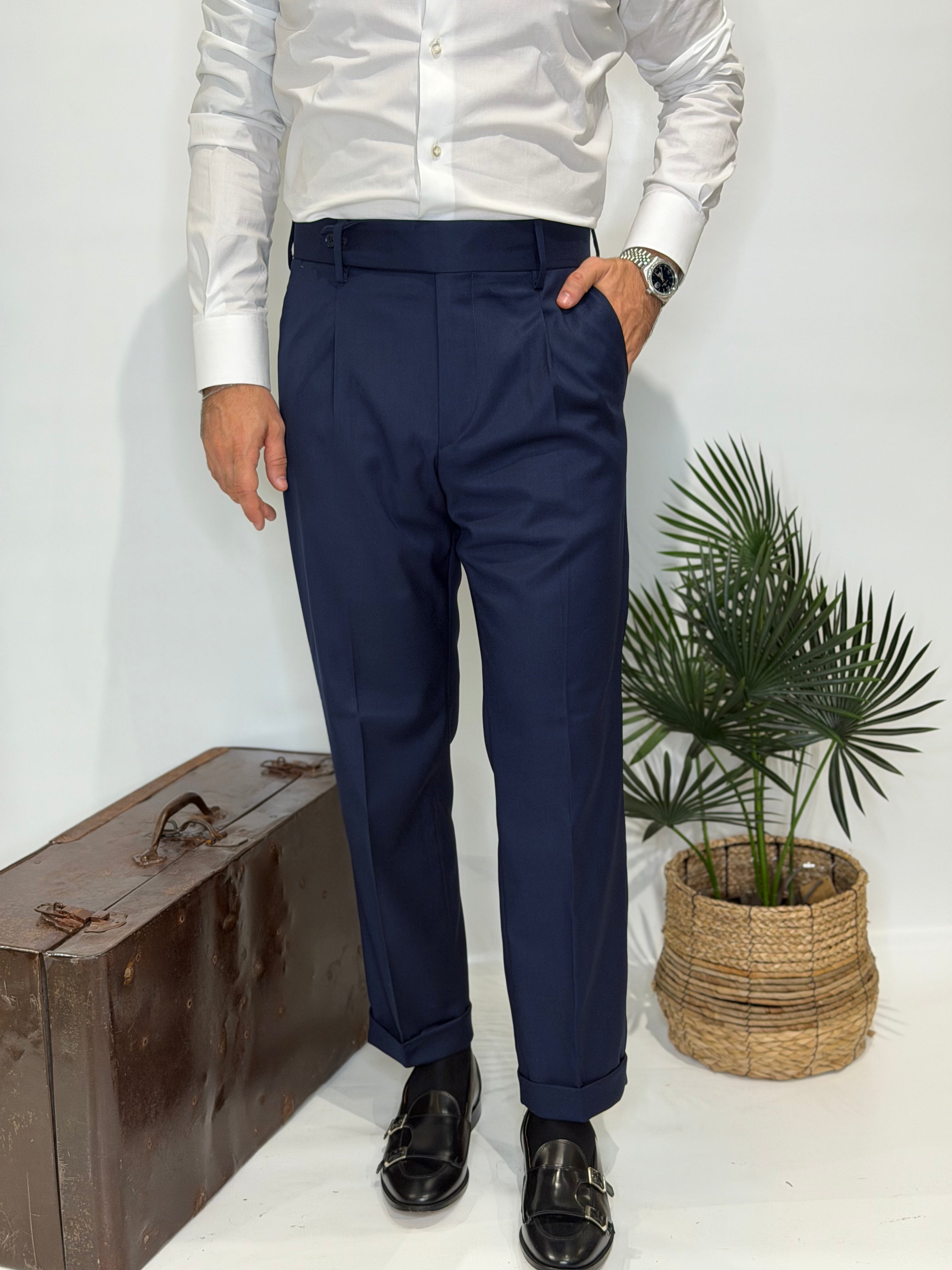 Pantalone Una Pence Blu Midnight Invernale