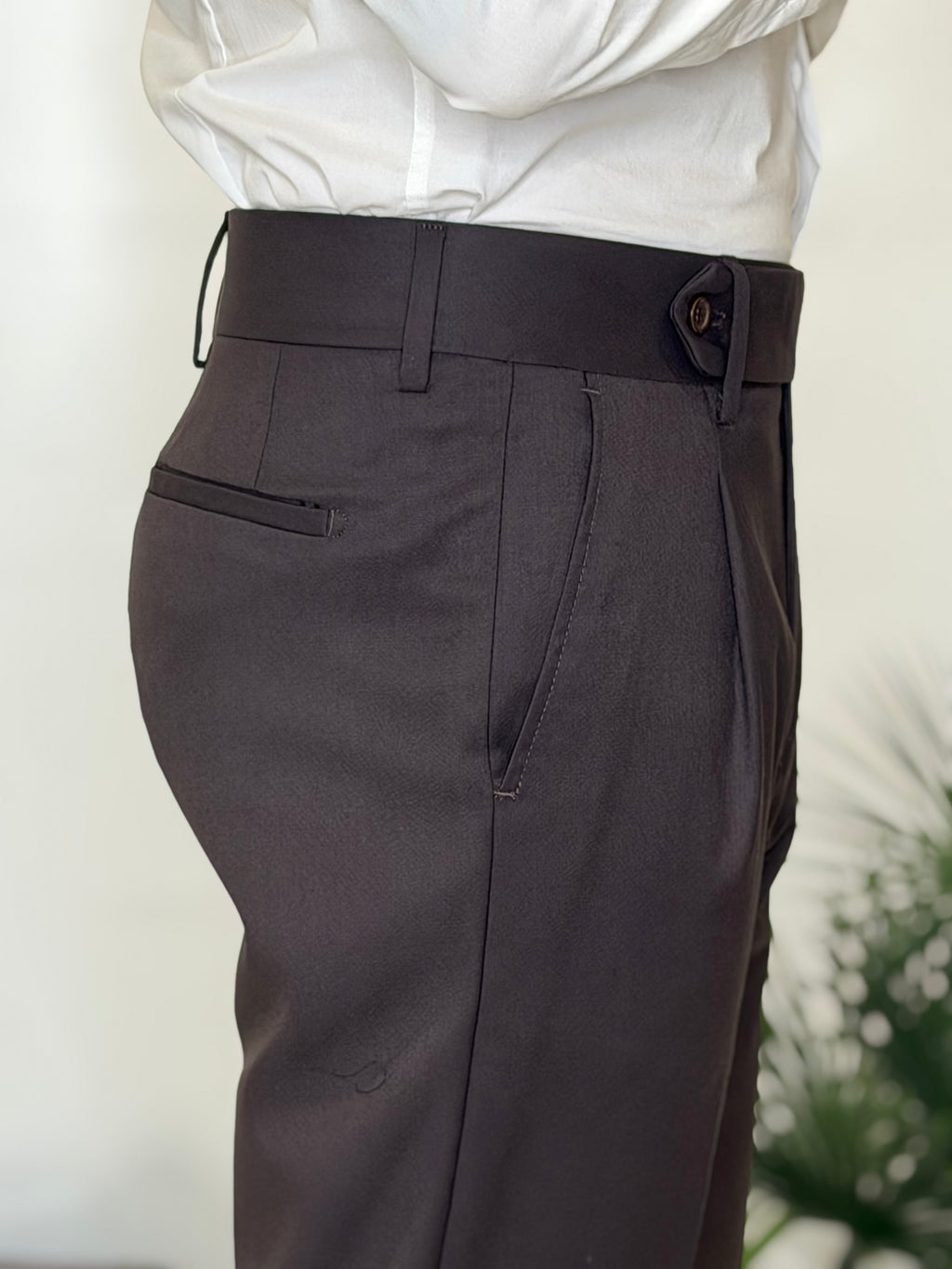 Trousers Single Pleat Midnight Blue Summer