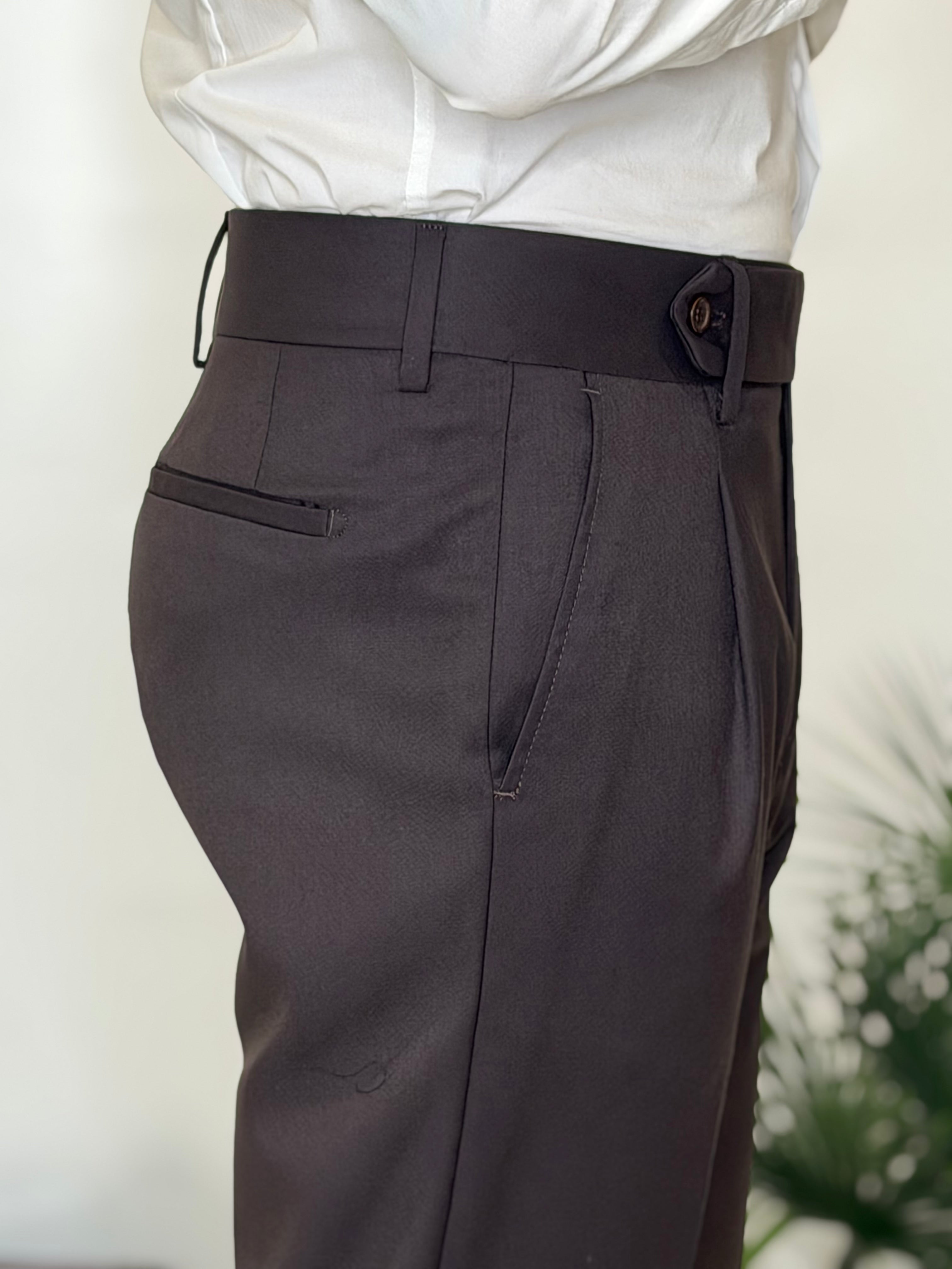 Trousers Single Pleat Midnight Blue Summer