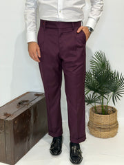 Pantalone Una Pence Bordeaux Invernale