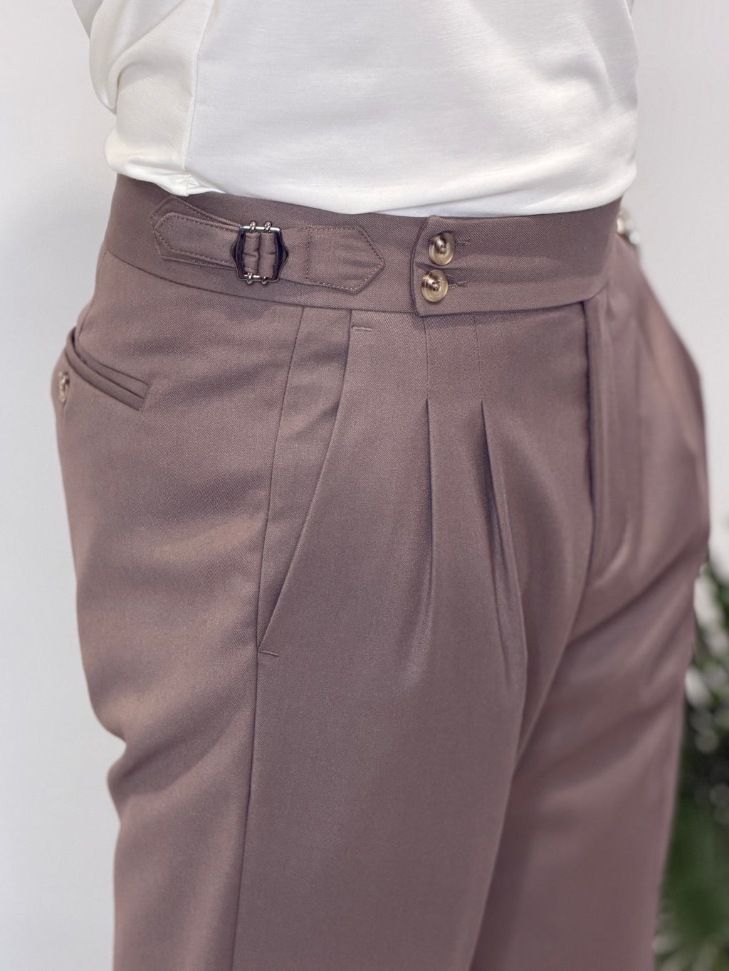 Pantalone Fibietta Tortora Invernale