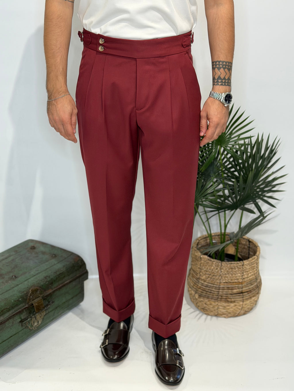Pantalone Fibietta Rosso Firenze Invernale