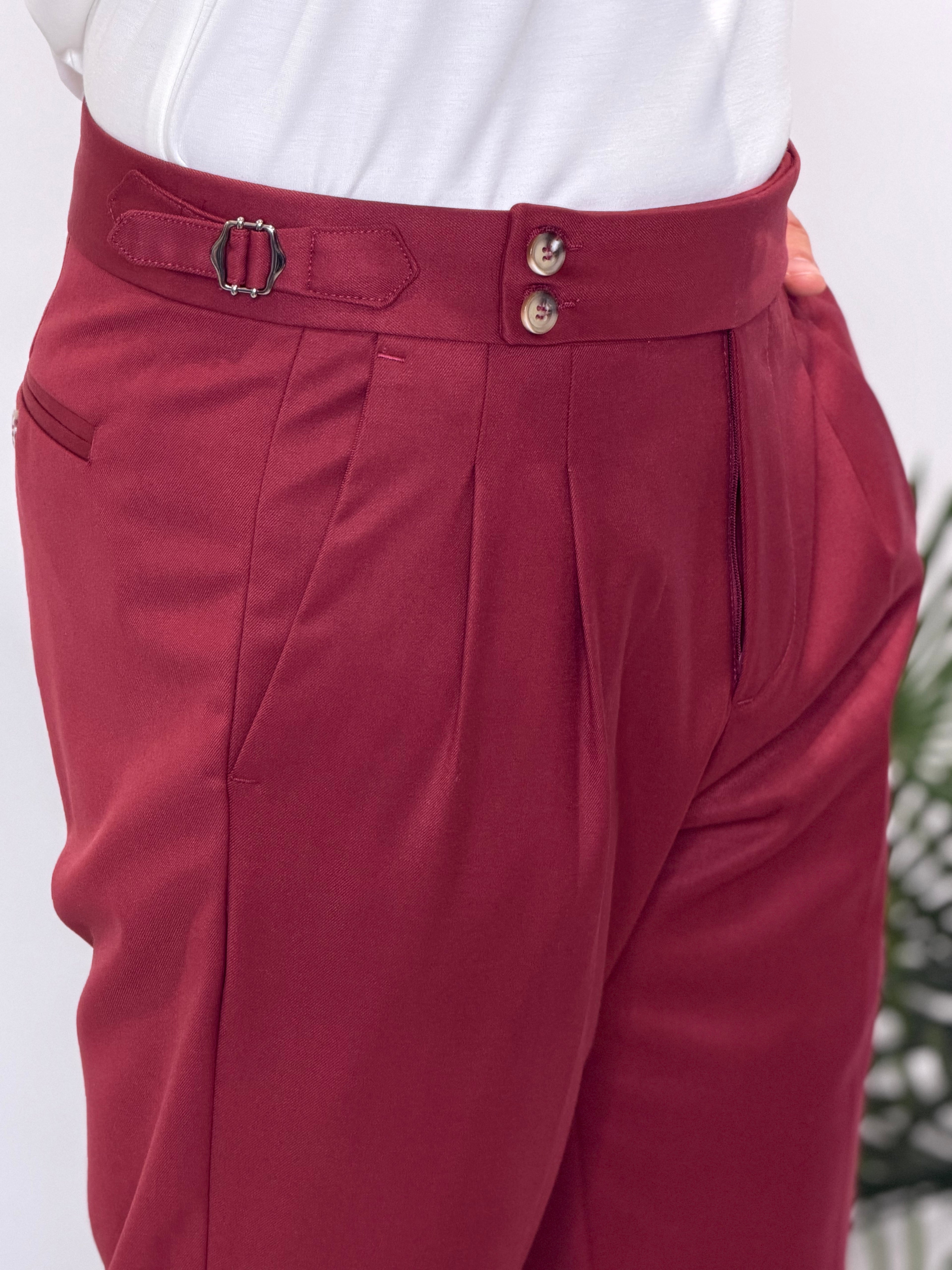 Pantalone Fibietta Rosso Firenze Invernale