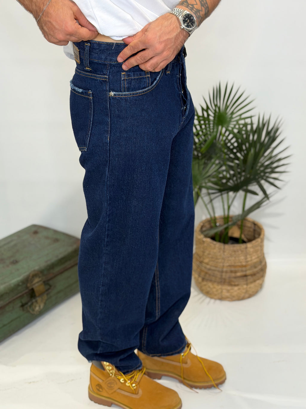 Jeans Baggy Lavaggio Blu 03