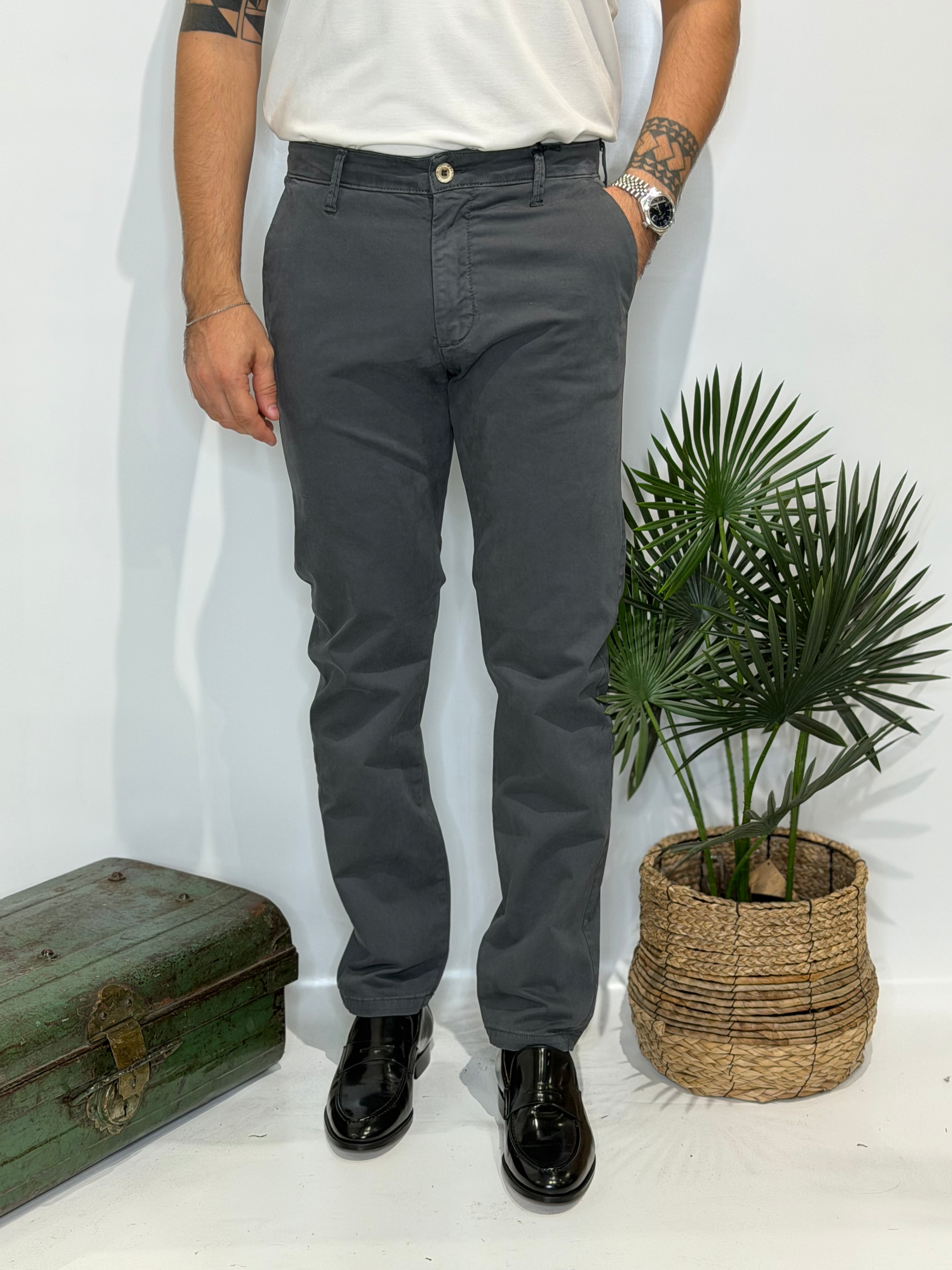 Pantalone Chino Grigio invernale