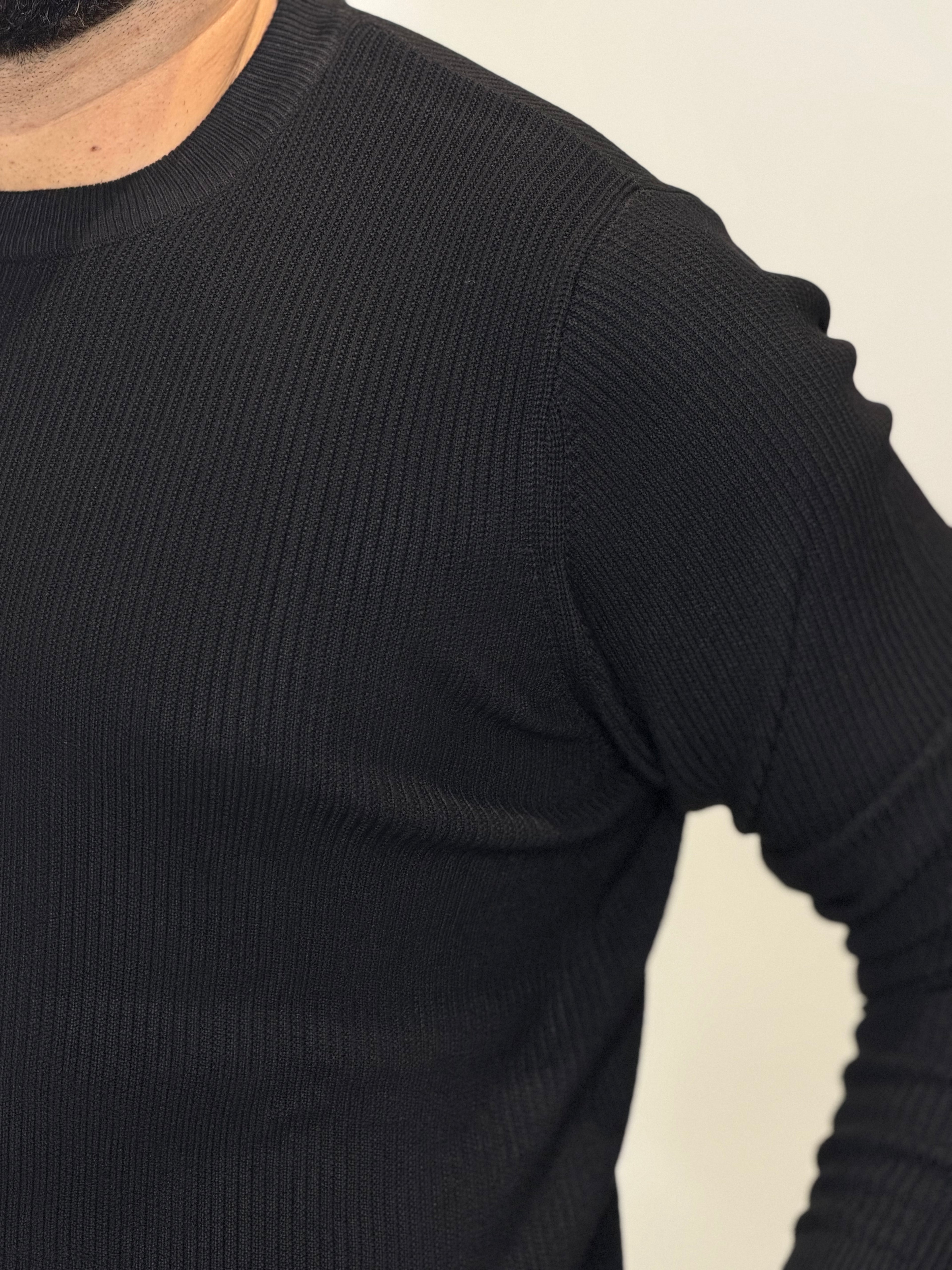Cream Crew Neck Sweater