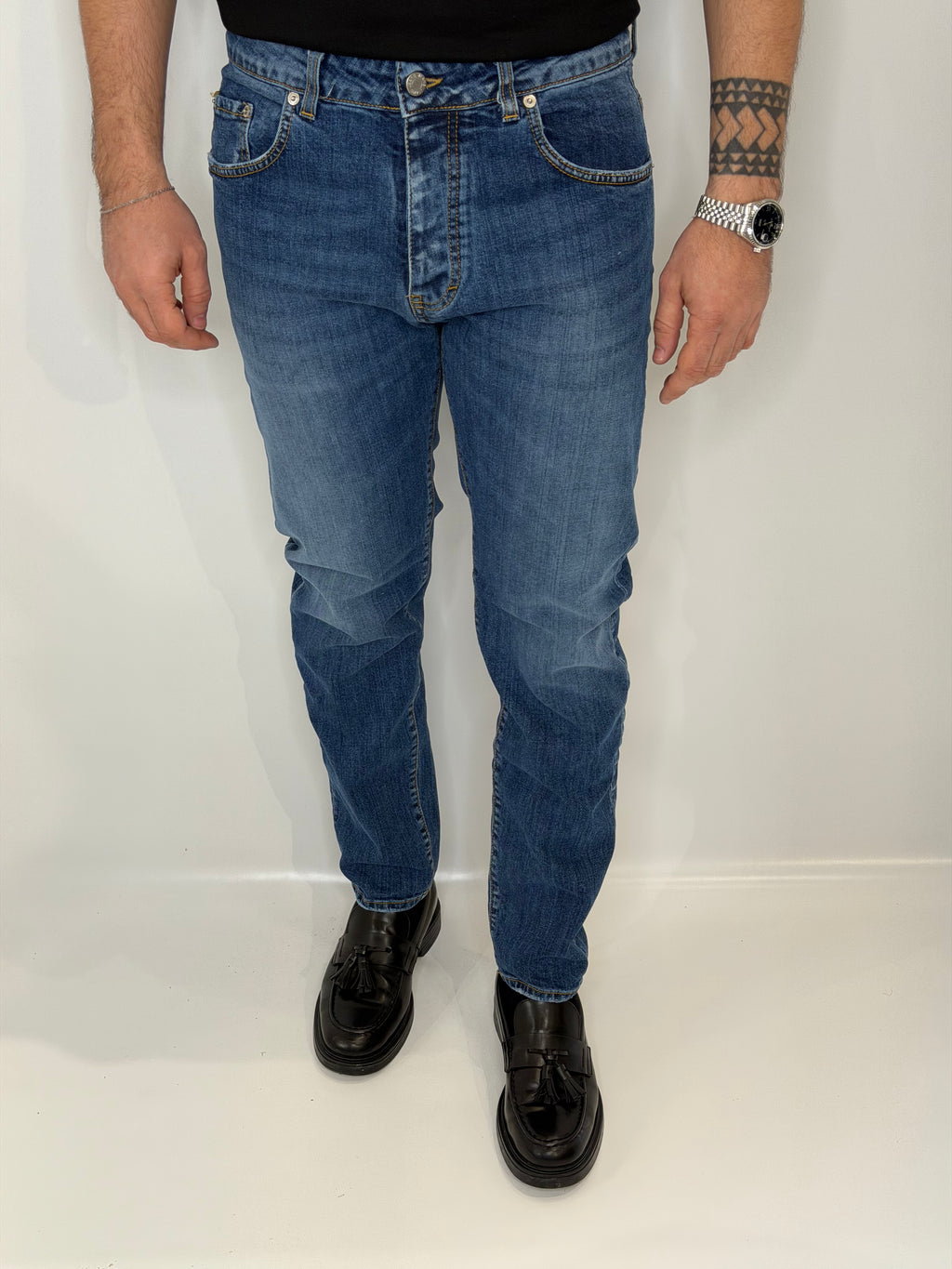 Jeans Regular Lavaggio Chiaro