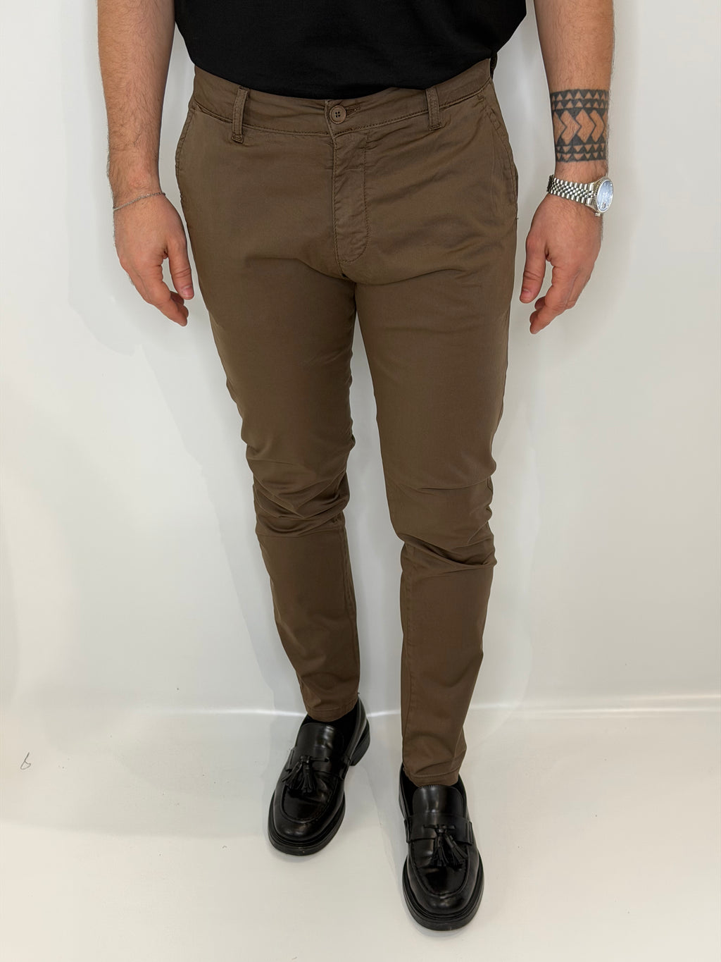 Pantalone Chino Marrone