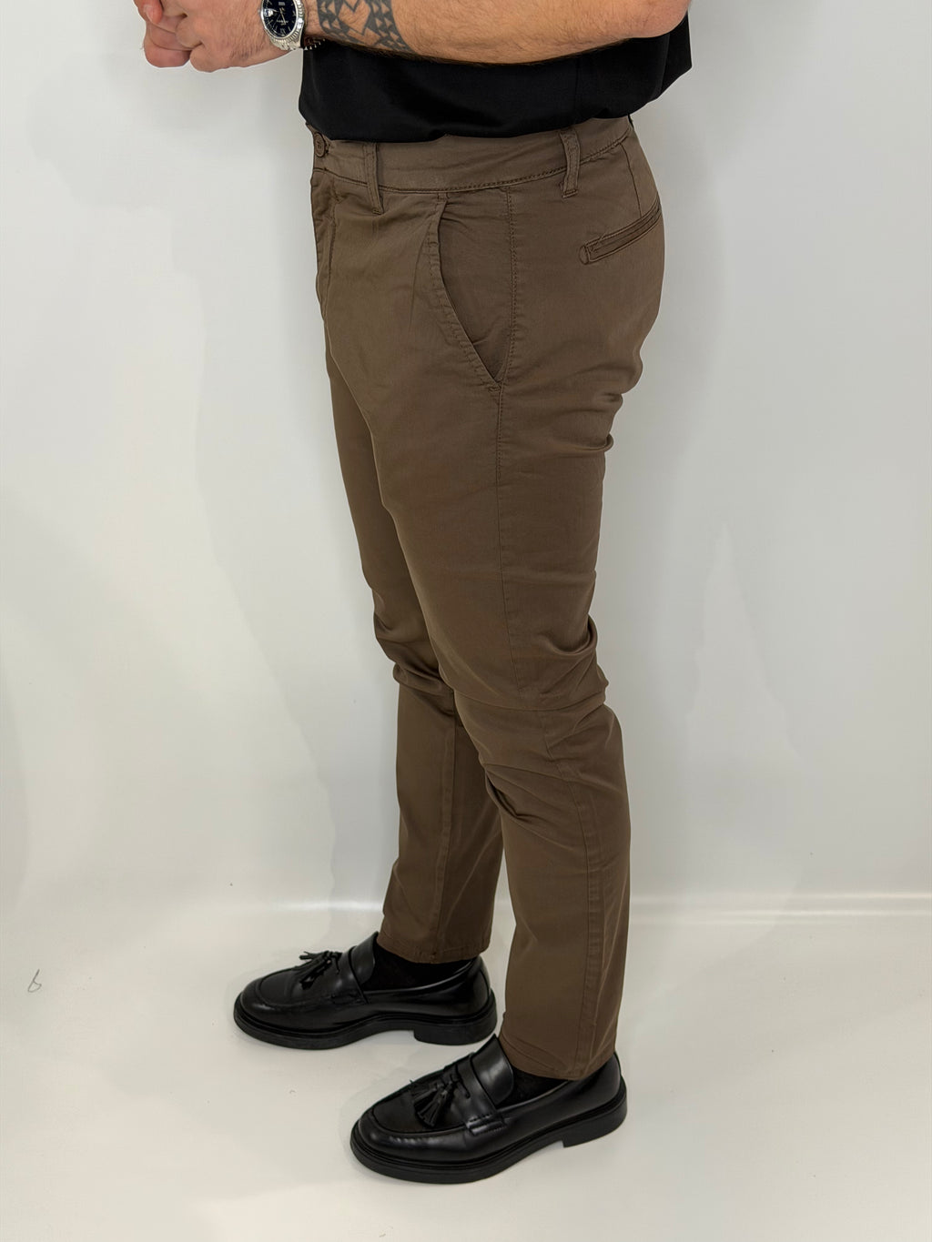 Pantalone Chino Marrone