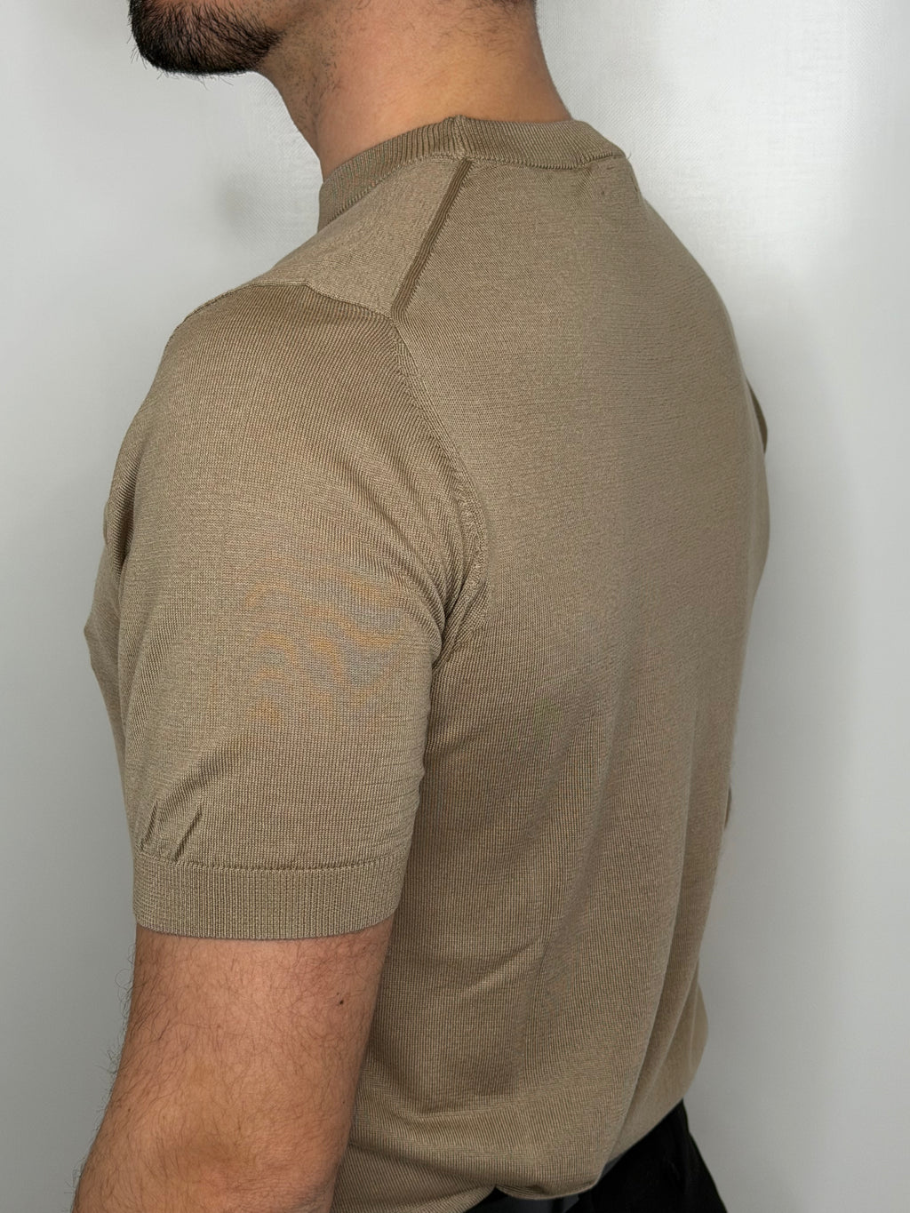 Maglia Girocollo in Filo Fango