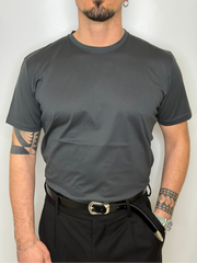T-shirt Filo Scozia Grigio Scuro