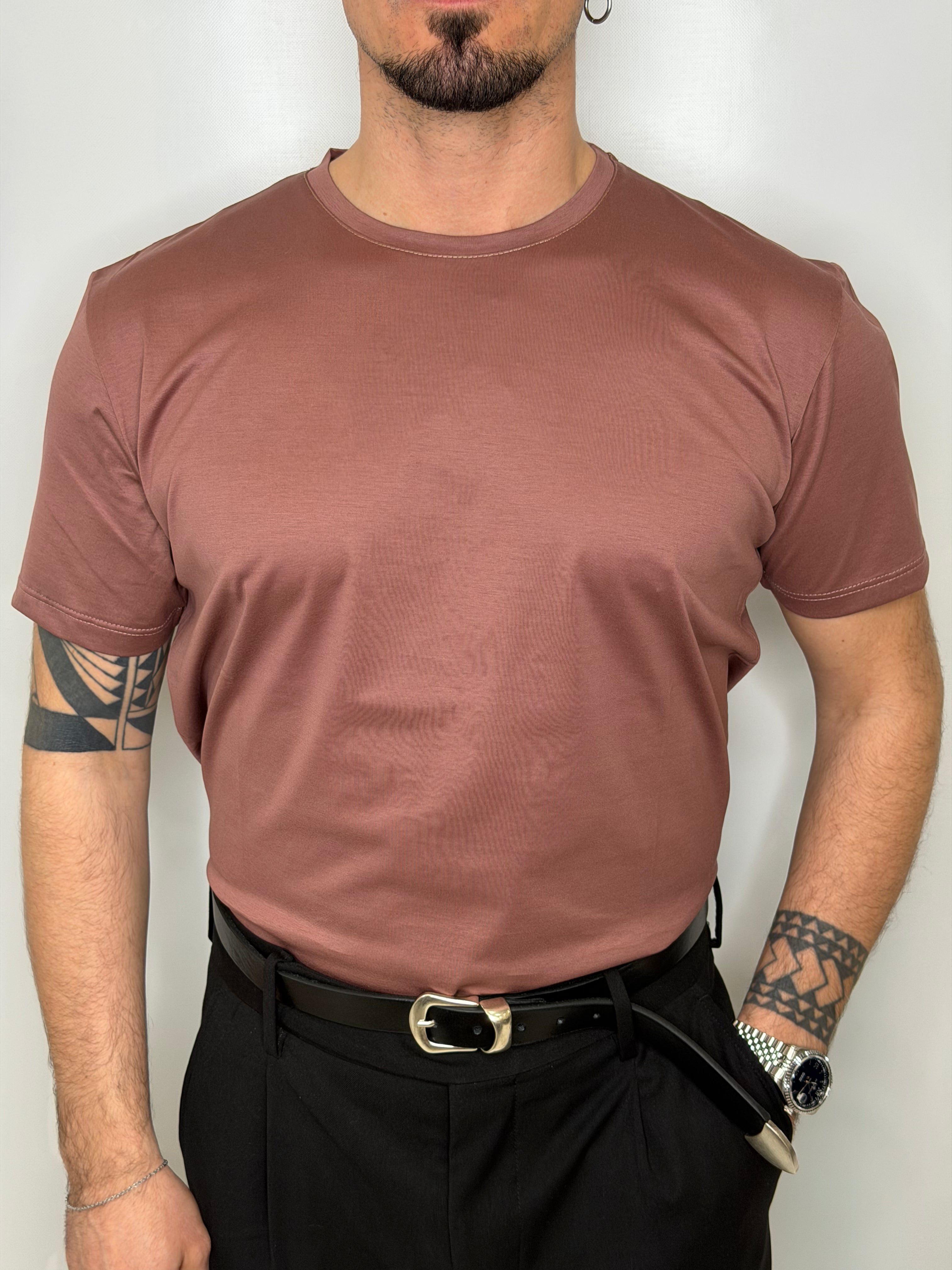 T-shirt 100% Filo Scozia Cipolla