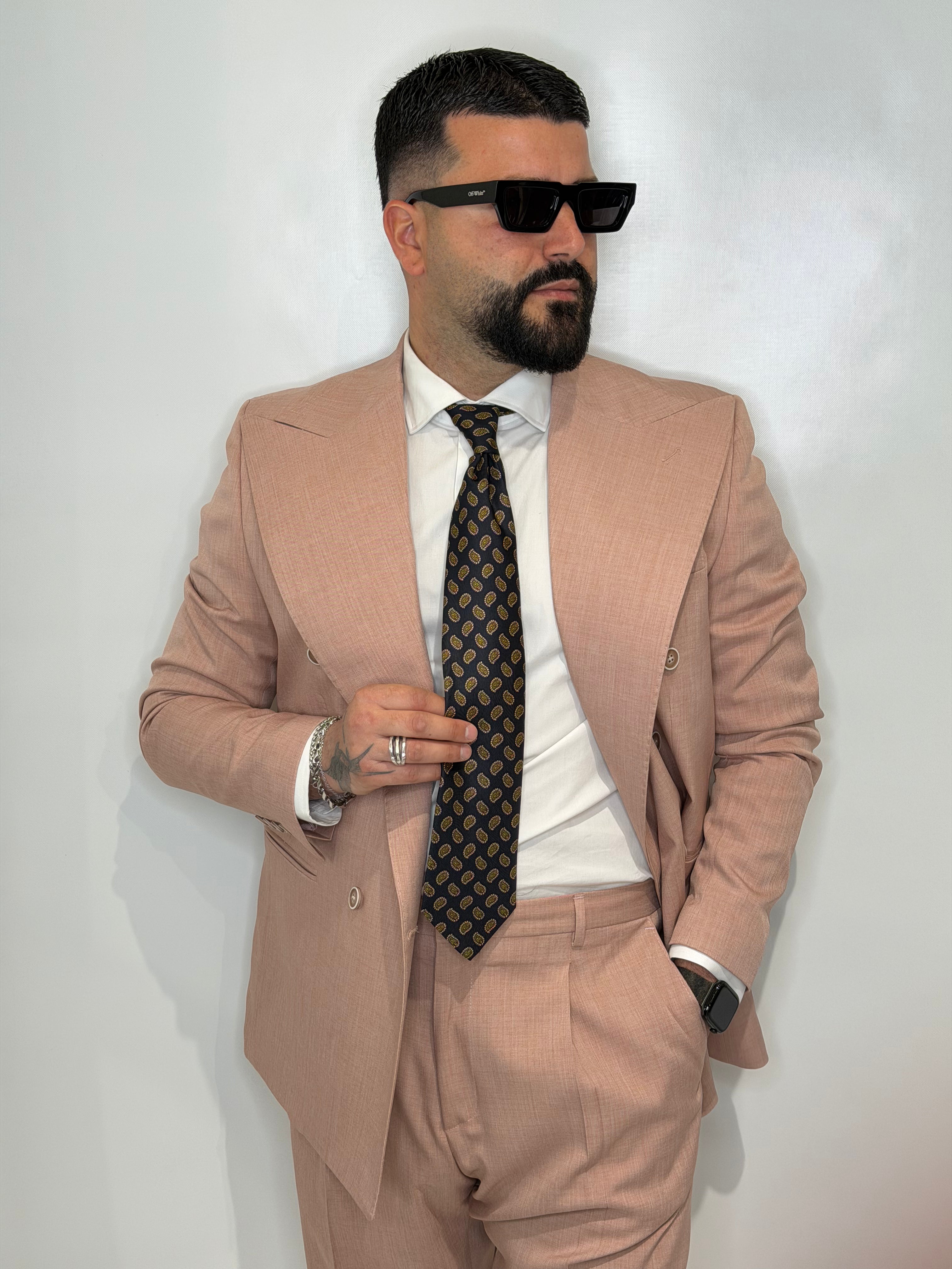 Abito Rever Lancia Stadera Rosa Antico