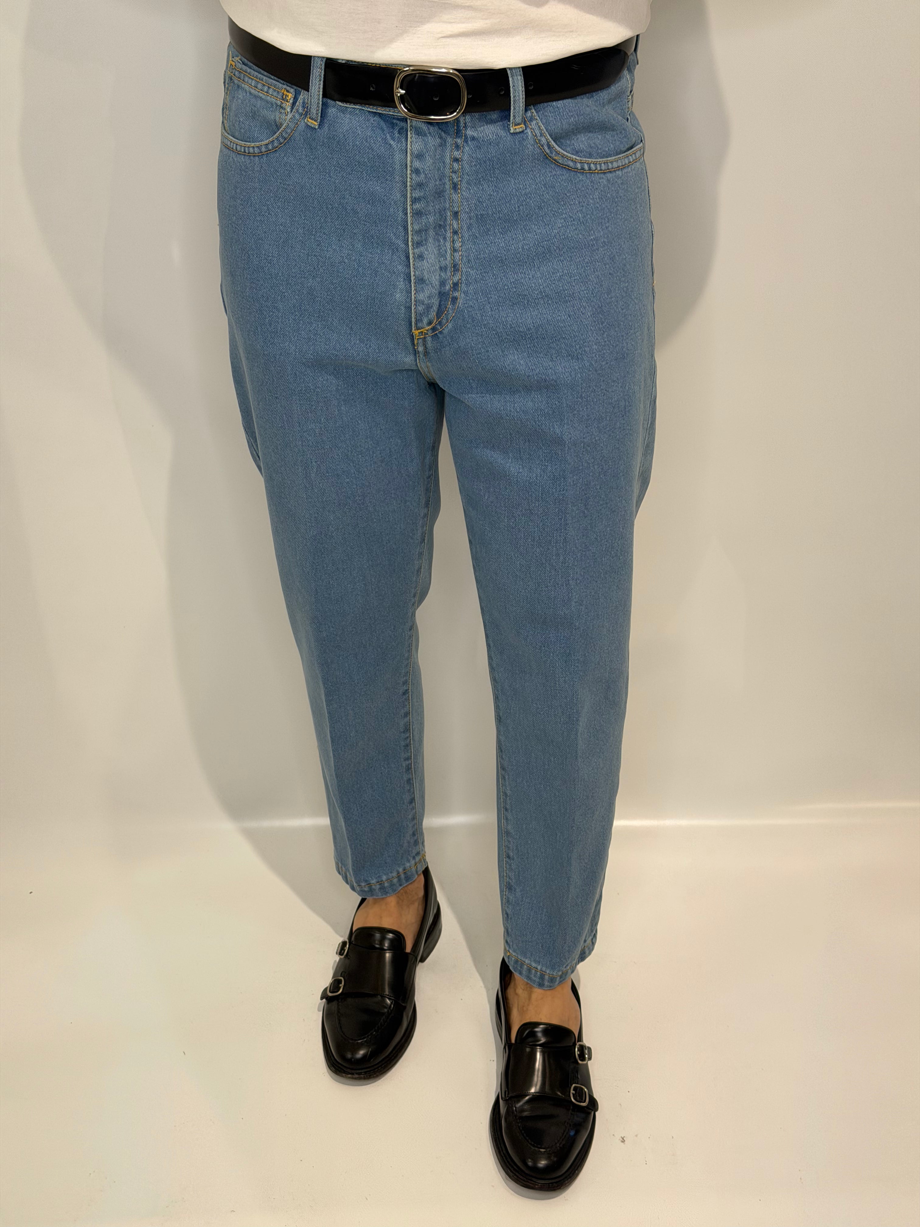 Jeans Sartoriale Lavaggio Chiaro
