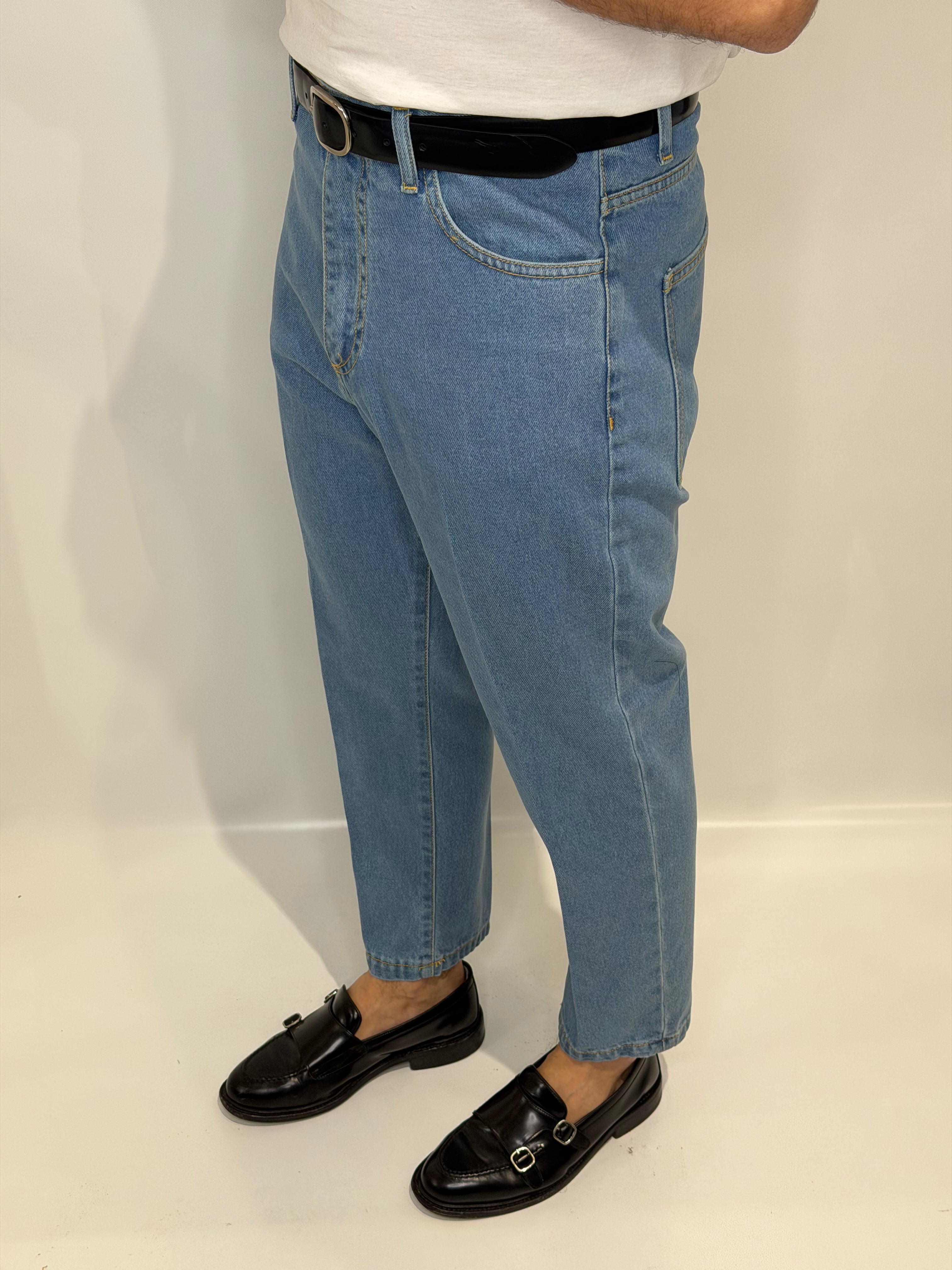 Jeans Sartoriale Lavaggio Chiaro