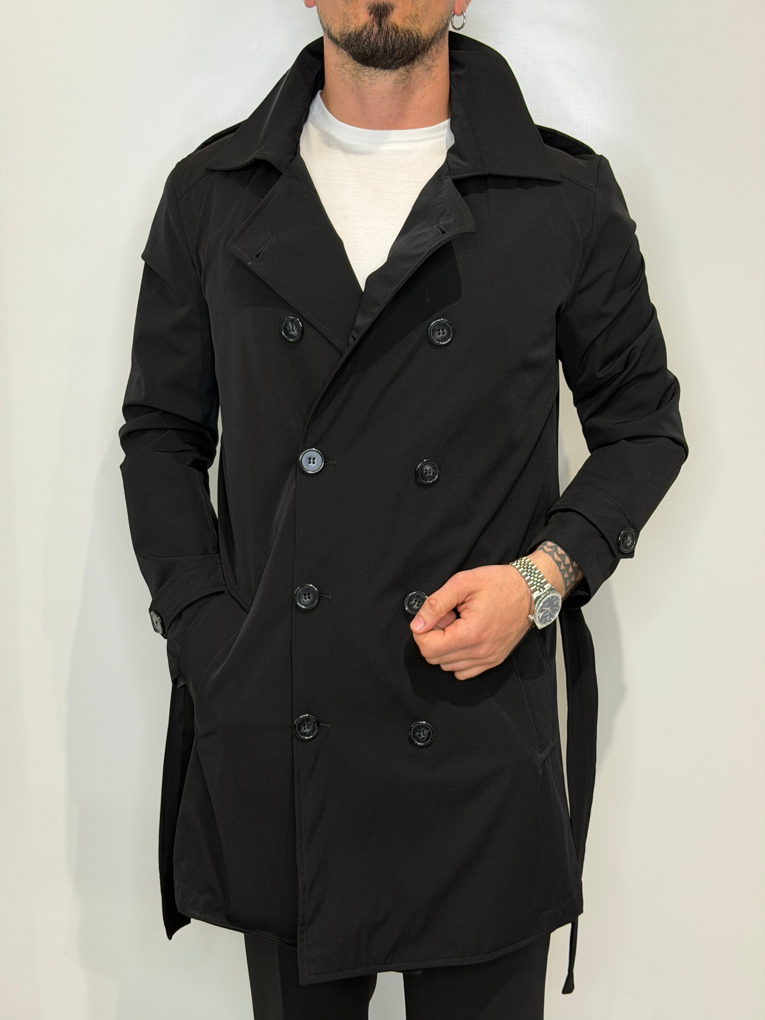 Trench Estivo Nero