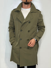 Trench Estivo Verde Oliva