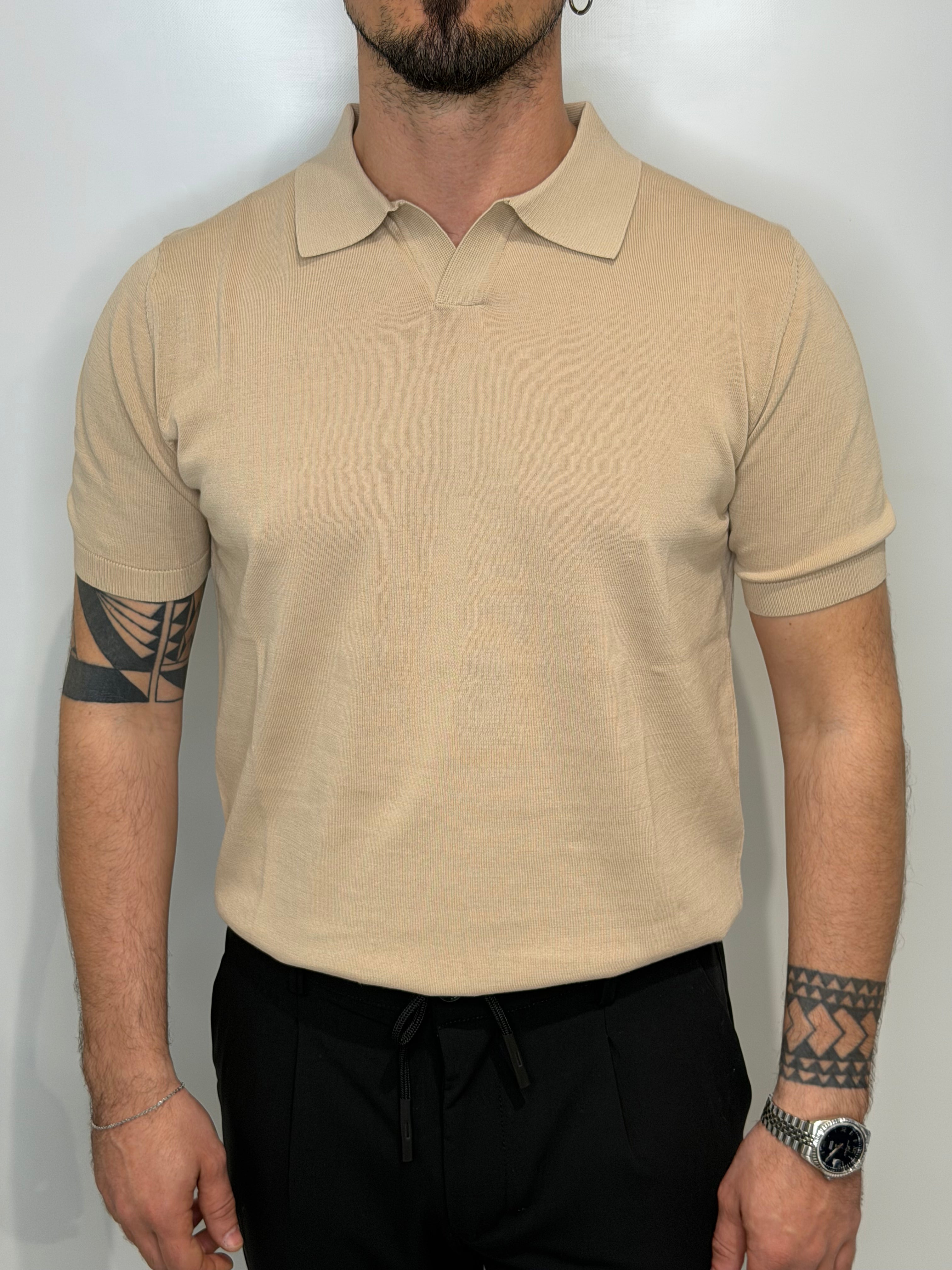 Polo Derby Estiva Beige