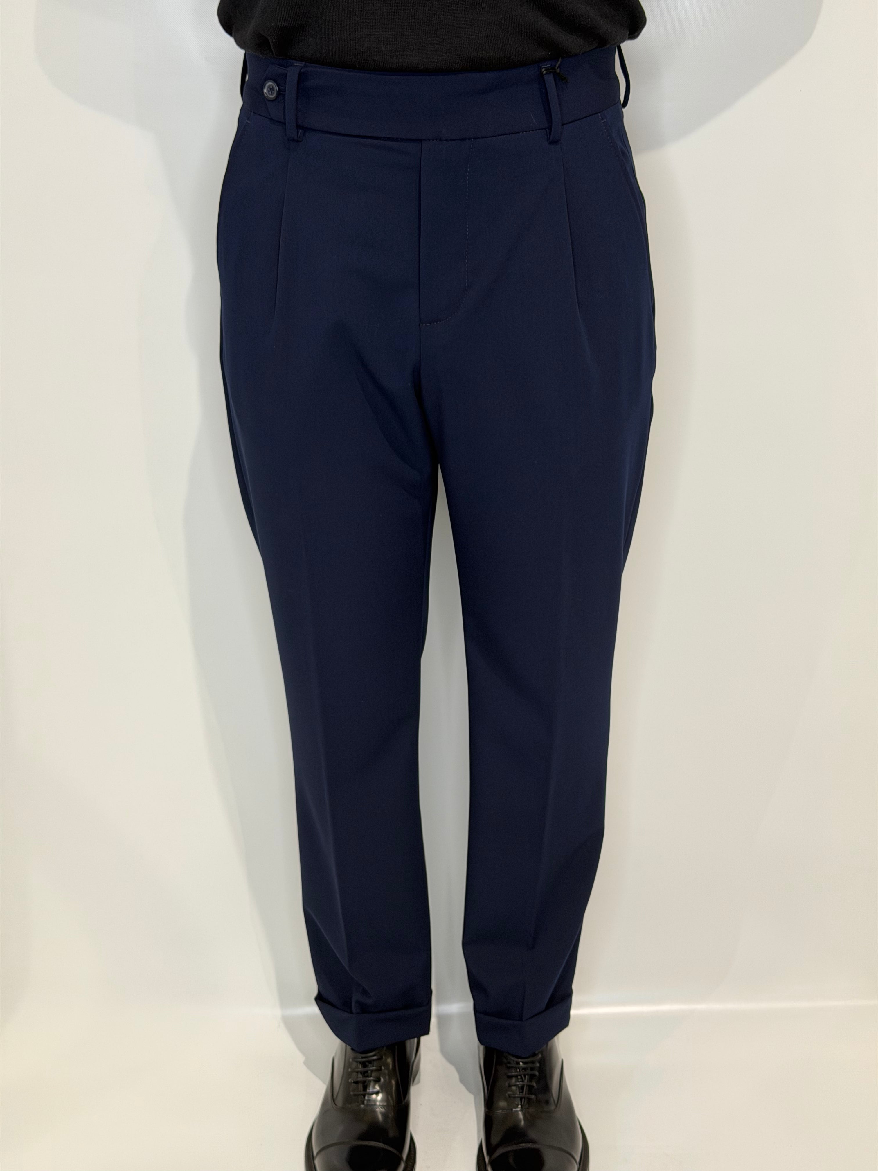 Pantalone Una Pence Blu Midnight Estivo